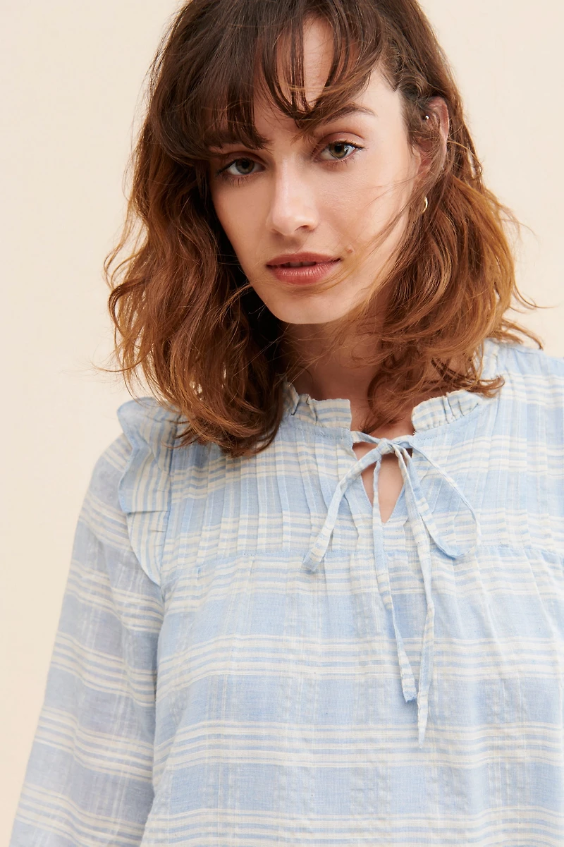 Greylin Danila Pintucked Mini Dress