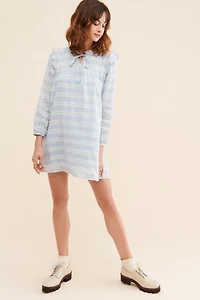 Greylin Danila Pintucked Mini Dress
