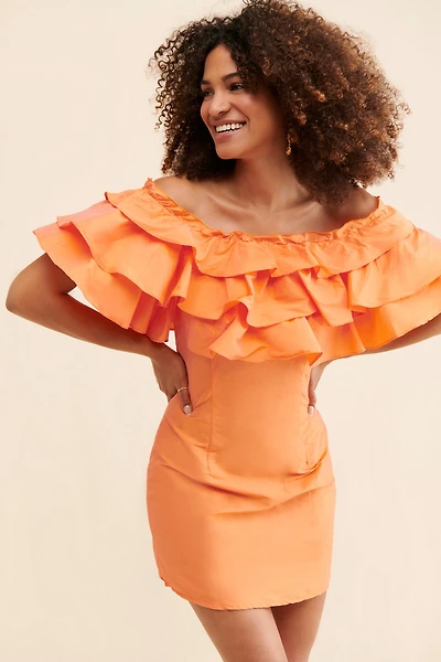 Vero Moda Ree Mini Frill Dress