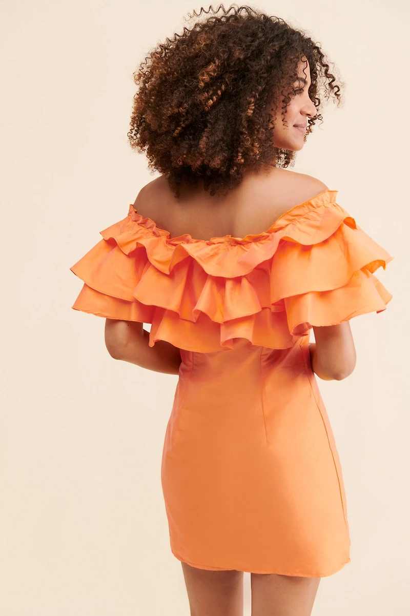 Vero Moda Ree Mini Frill Dress