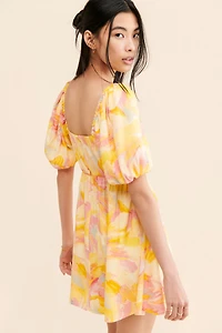 Adelyn Rae Dara Abstract Mini Dress