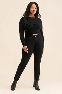 4th & Reckless Frederick Cross-Front Sweater