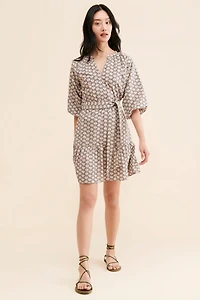 Bishop + Young Lana Bubble Sleeve Mini Dress