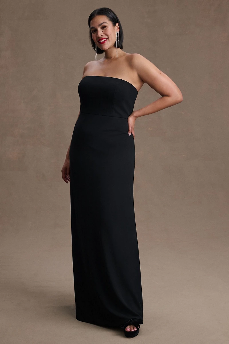 BHLDN Everly Strapless Crepe Gown