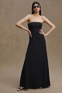 BHLDN Everly Strapless Crepe Gown