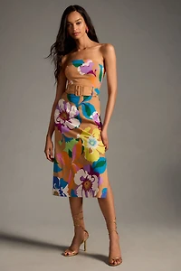 Maeve Strapless Belted Dress