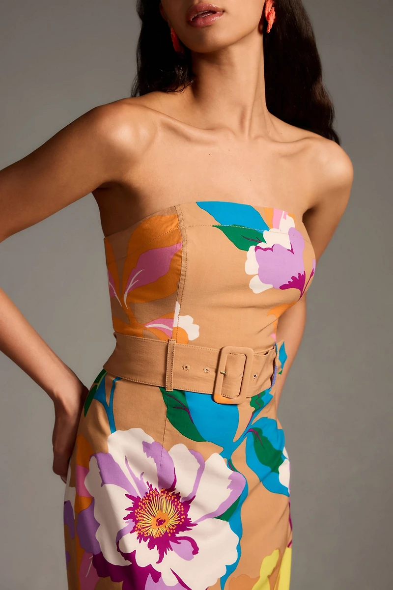 Maeve Strapless Belted Dress