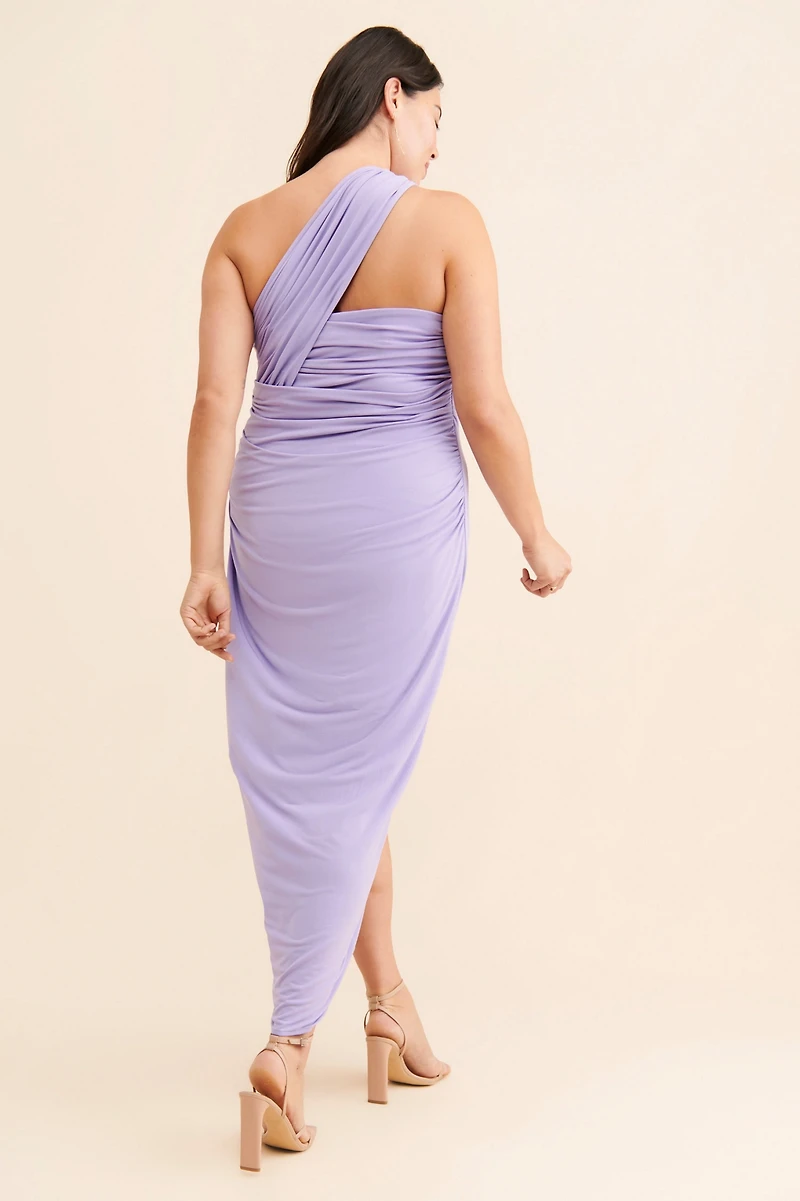 Eloquii Shirred Wrap Dress