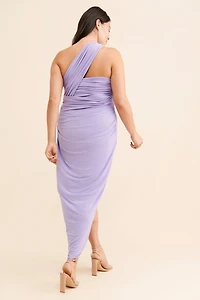 Eloquii Shirred Wrap Dress