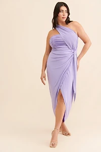 Eloquii Shirred Wrap Dress