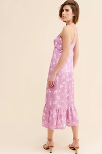 Saltwater Luxe Floral Cami Midi Dress
