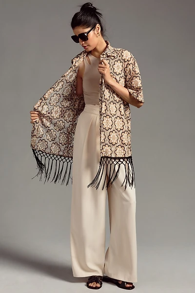 Amadi Floral Fringe Duster