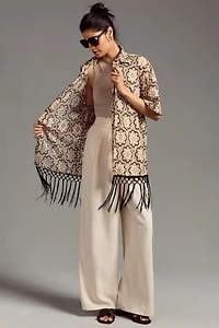 Amadi Floral Fringe Duster