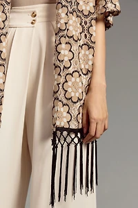 Amadi Floral Fringe Duster