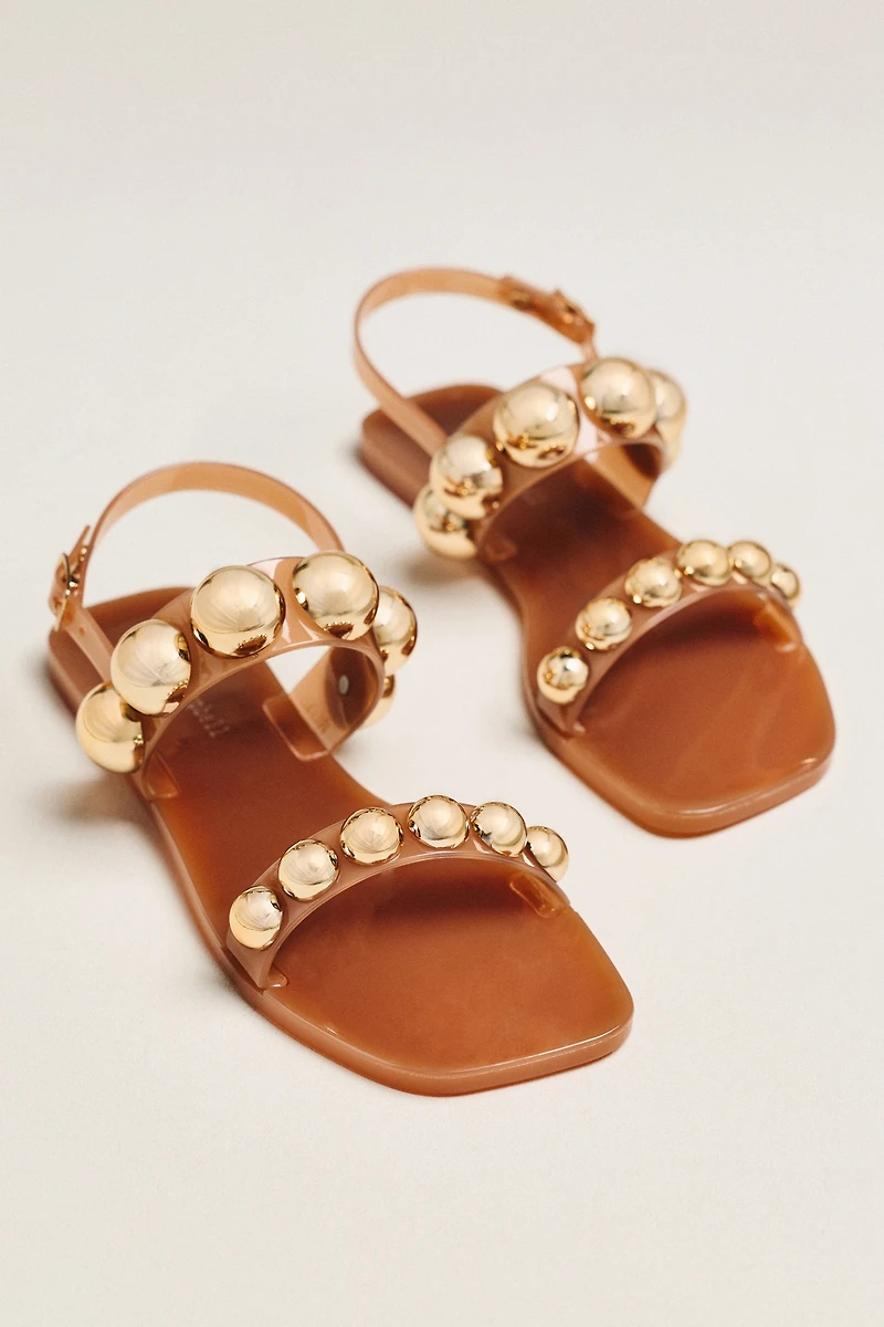 Jeffrey Campbell Gum Drop Studded Jelly Sandals