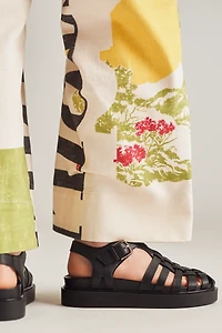 By Anthropologie Footbed Fisherman Flats