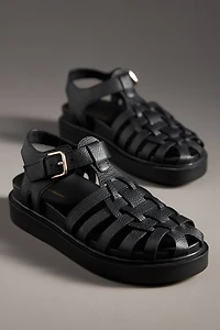 By Anthropologie Footbed Fisherman Flats