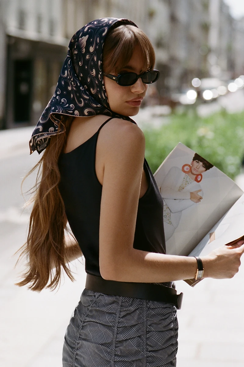 Patterned Hair Scarves
