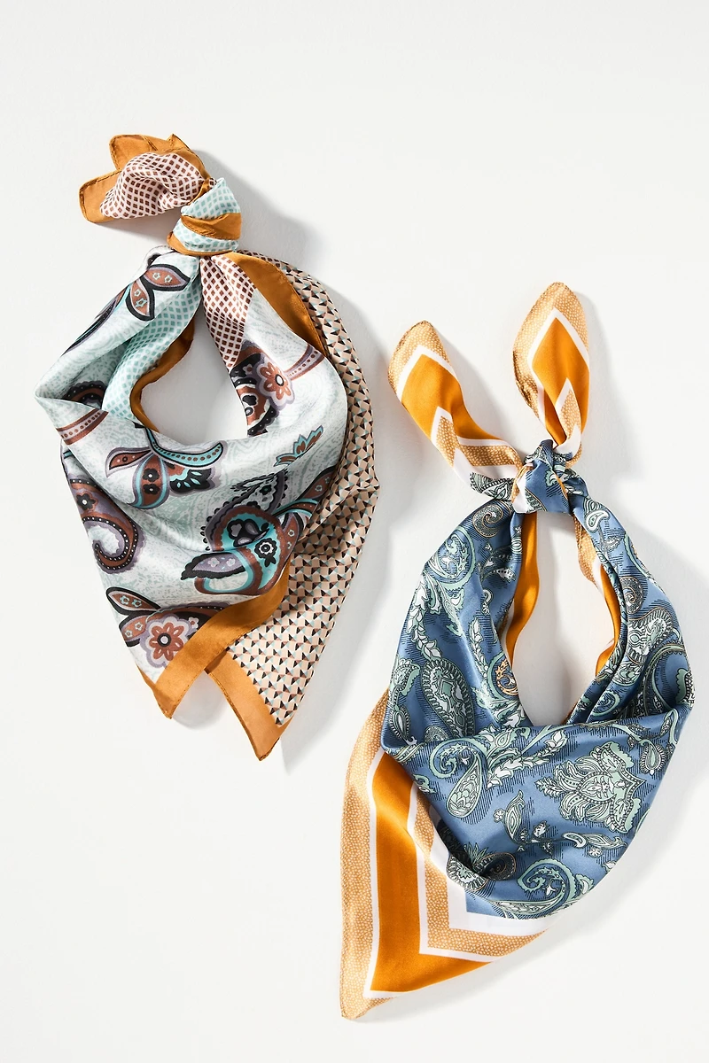 Patterned Hair Scarves