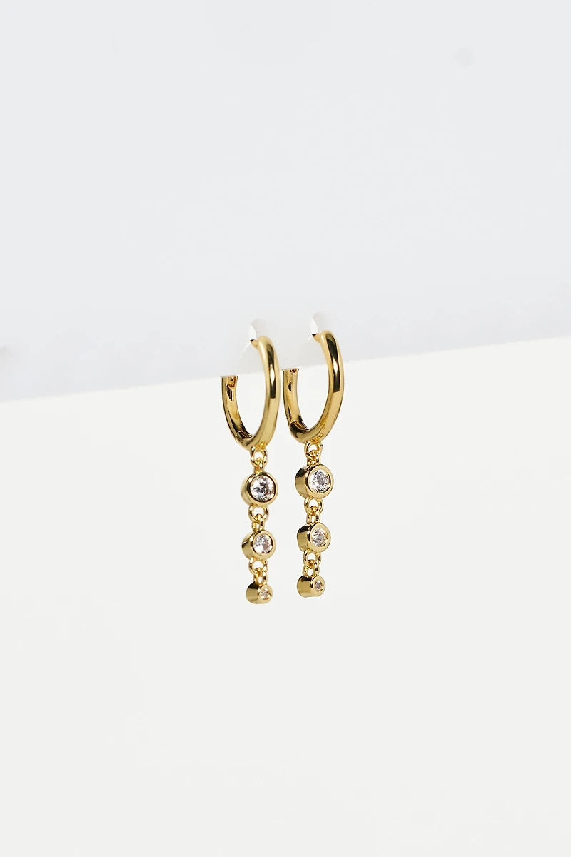 Uncommon James City Lights Huggie Hoop Earrings