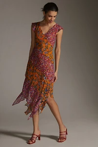 Hanky-Hem Midi Dress