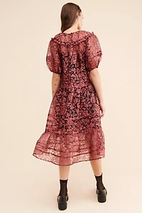 Current Air Pleated Floral Dress