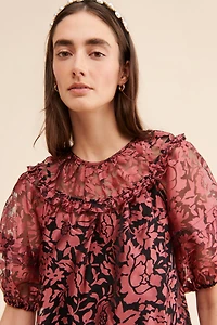 Current Air Pleated Floral Dress