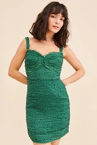 4SI3NNA Tweed Mini Dress