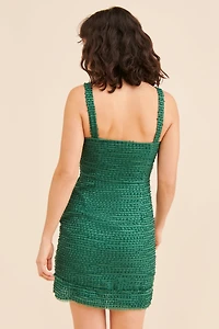 4SI3NNA Tweed Mini Dress