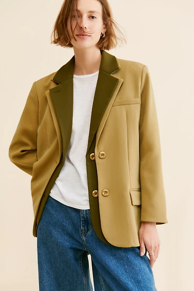 FRENCHMAUVE Isaac Layered Blazer