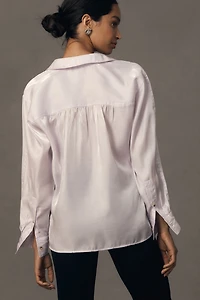 Pilcro Long-Sleeve Shine Blouse