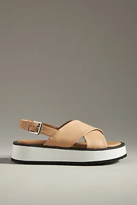Maeve Cross-Strap Platform Sandals