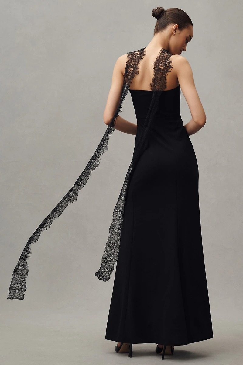 A.B. Ellie Wide Lace Neck Tie