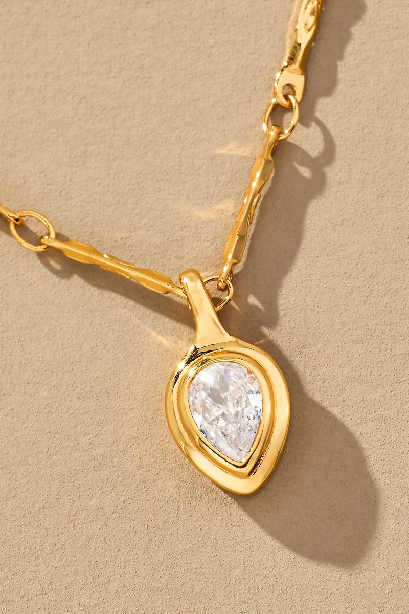 Luv Aj Bezel Link Necklace