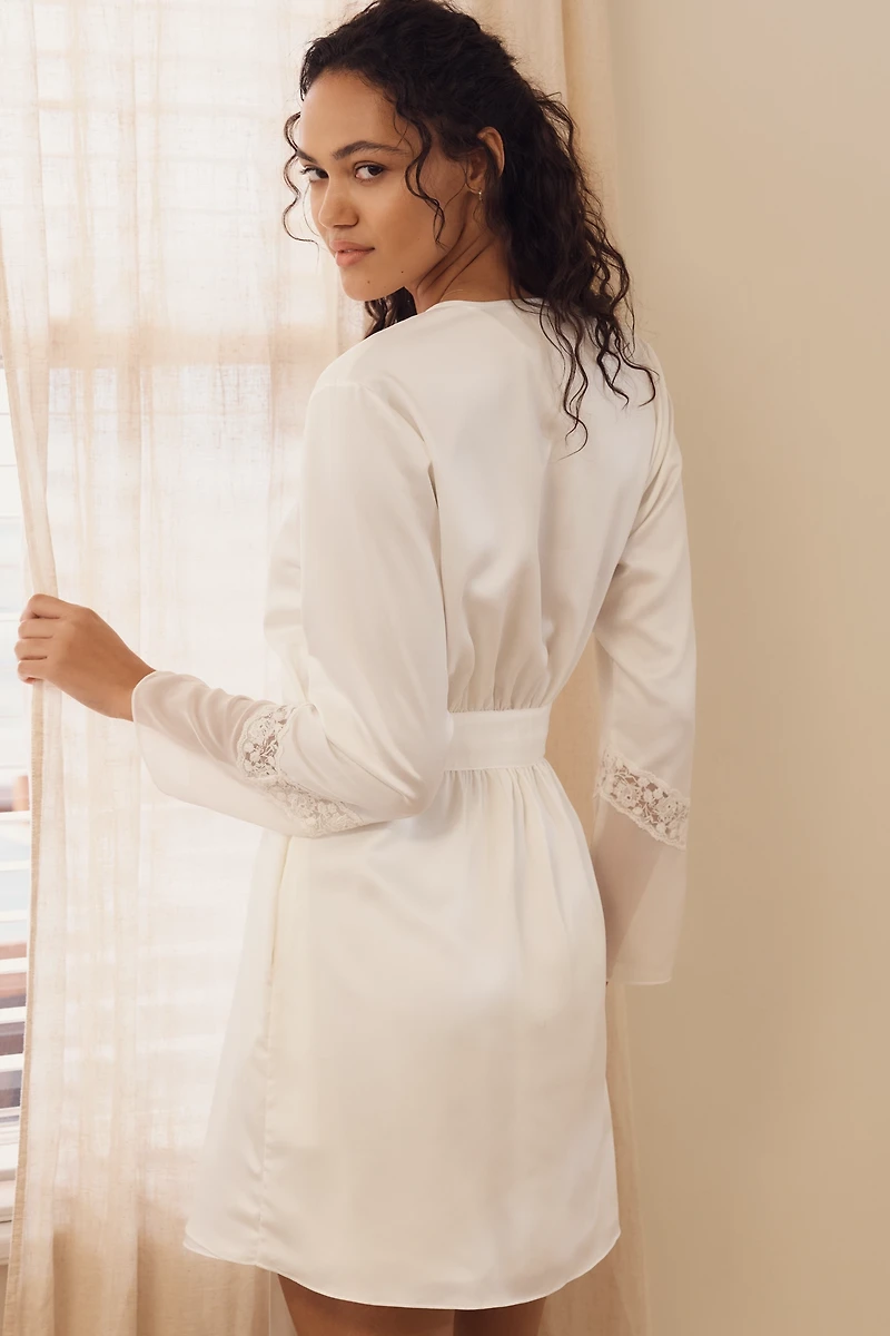 Rya Collection Sky Charmeuse Cover-Up Robe