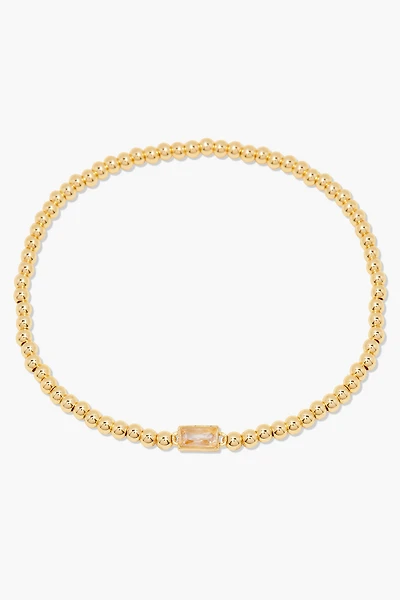 Brook & York Custom Birthstone Beaded Stretch Bracelet