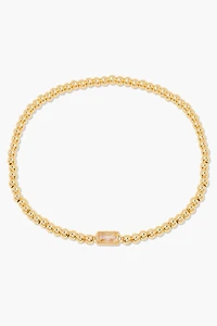 Brook & York Custom Birthstone Beaded Stretch Bracelet