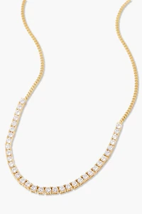 Brook & York Vermeil Half Tennis Chain Necklace