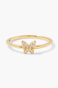 Brook & York Butterfly Vermeil  Ring
