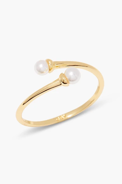 Brook & York Pearl Twist Ring