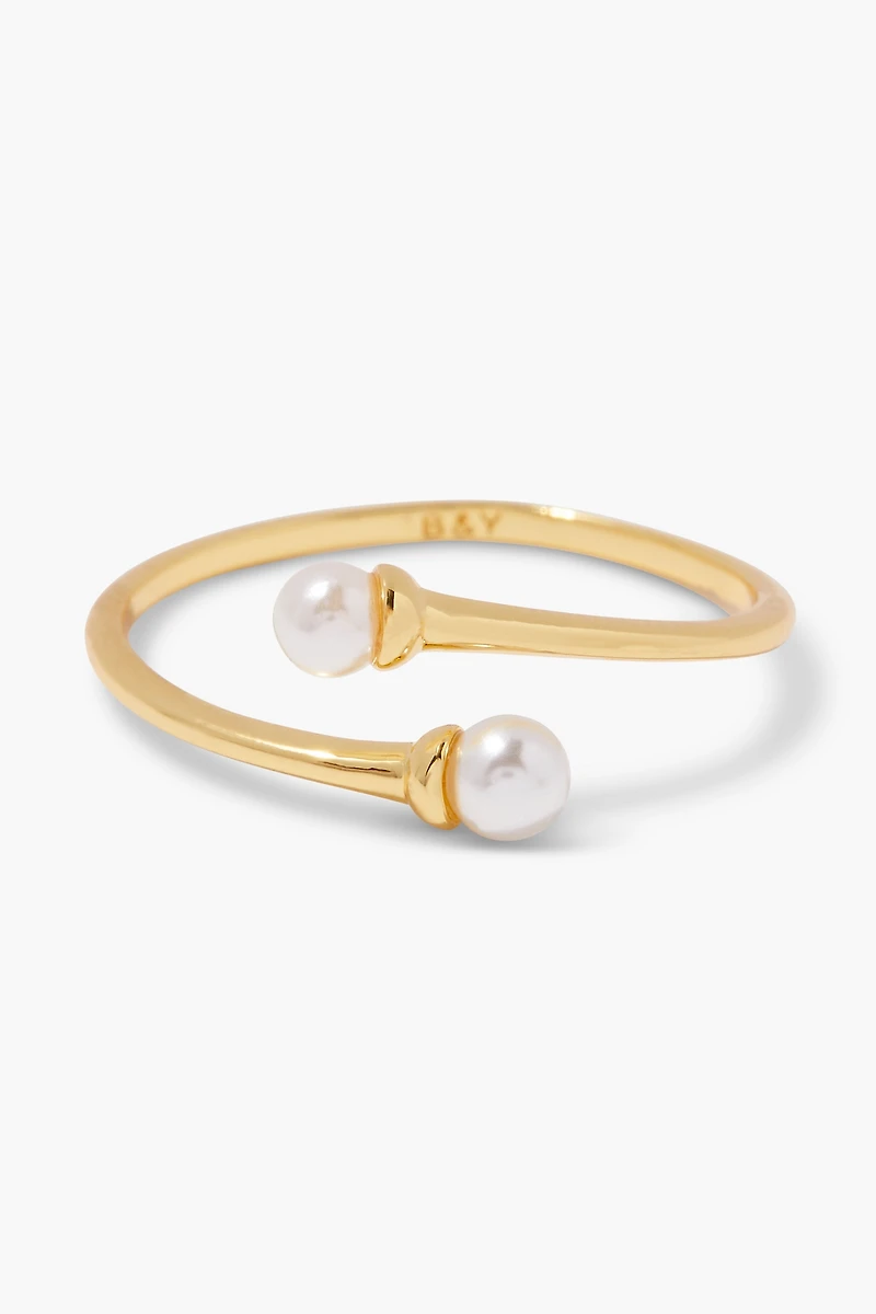 Brook & York Pearl Twist Ring