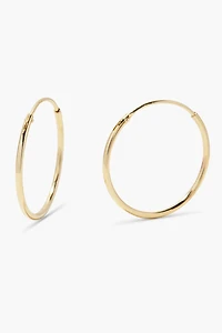 Brook & York Classic Vermeil Endless Hoops