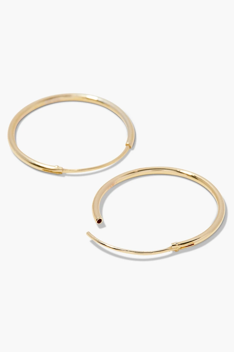 Brook & York Classic Vermeil Endless Hoops