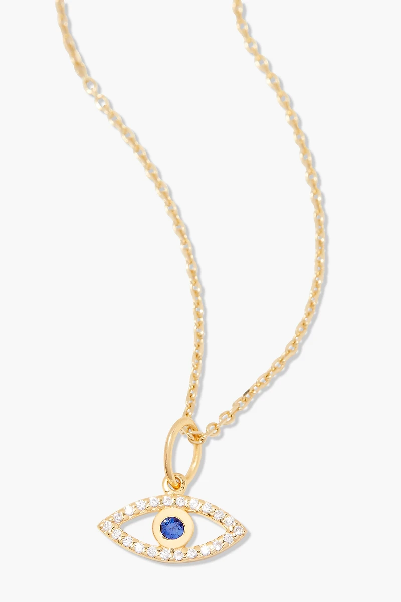 Brook & York Vermeil Evil Eye Pendant Necklace