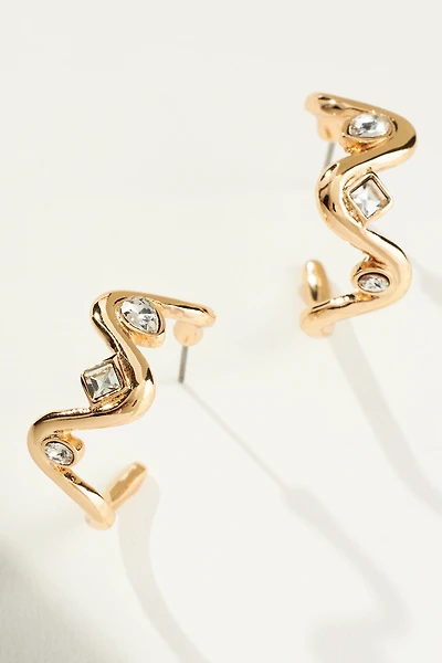 Serpentine Crystal Earrings