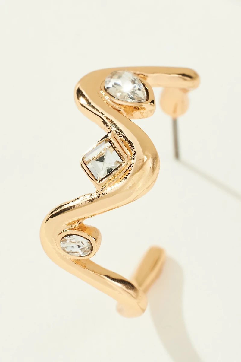 Serpentine Crystal Earrings