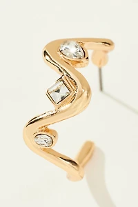 Serpentine Crystal Earrings