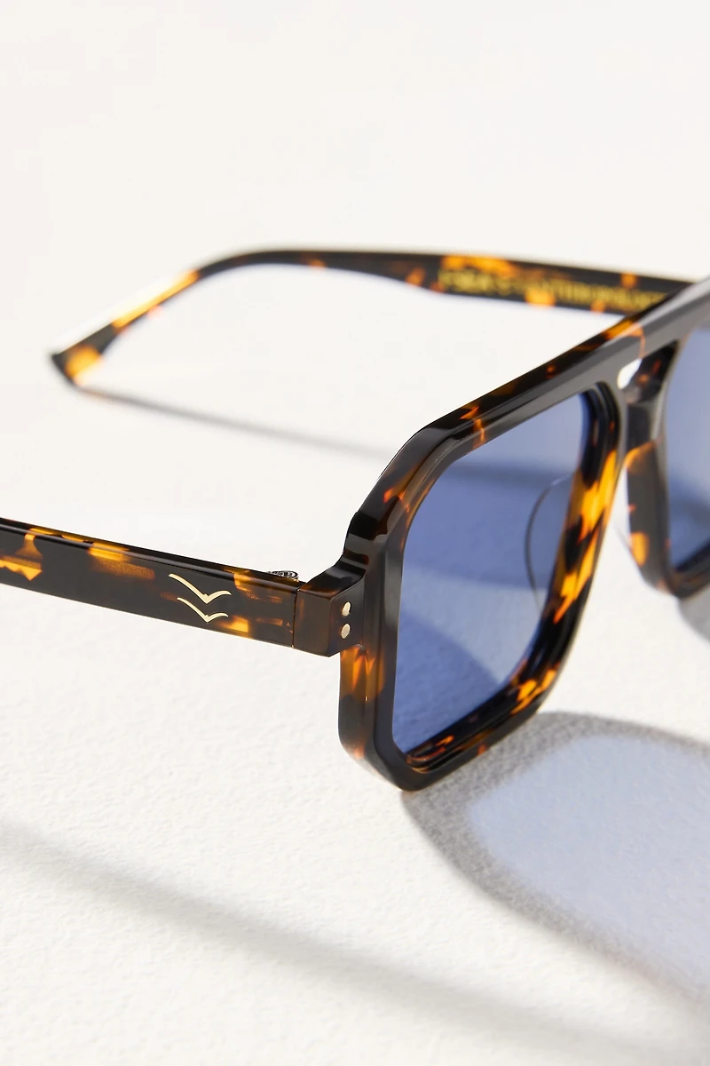 I-SEA Ellie Square Aviator Sunglasses