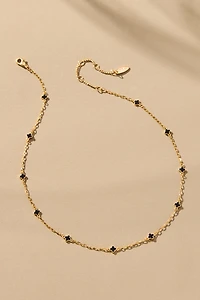 Tiny Clover Chain Necklace