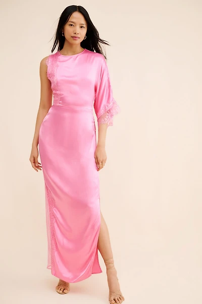 Suboo Nicky Asymmetric Sleeve Maxi Dress
